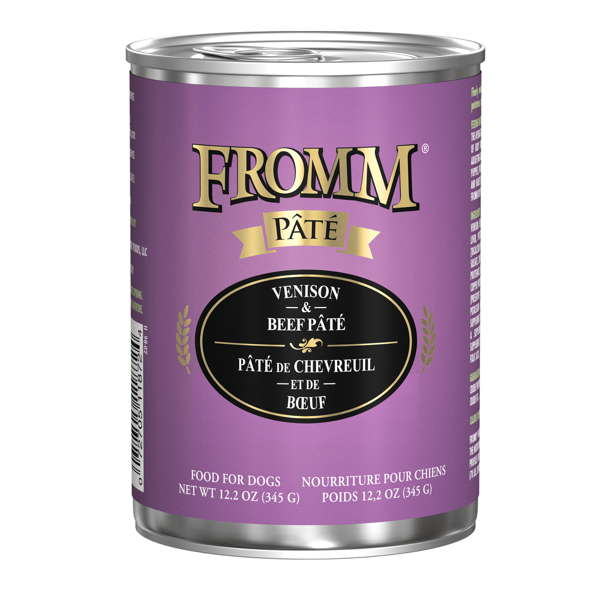 Fromm Gold Venison & Beef Pate Canned Dog Food