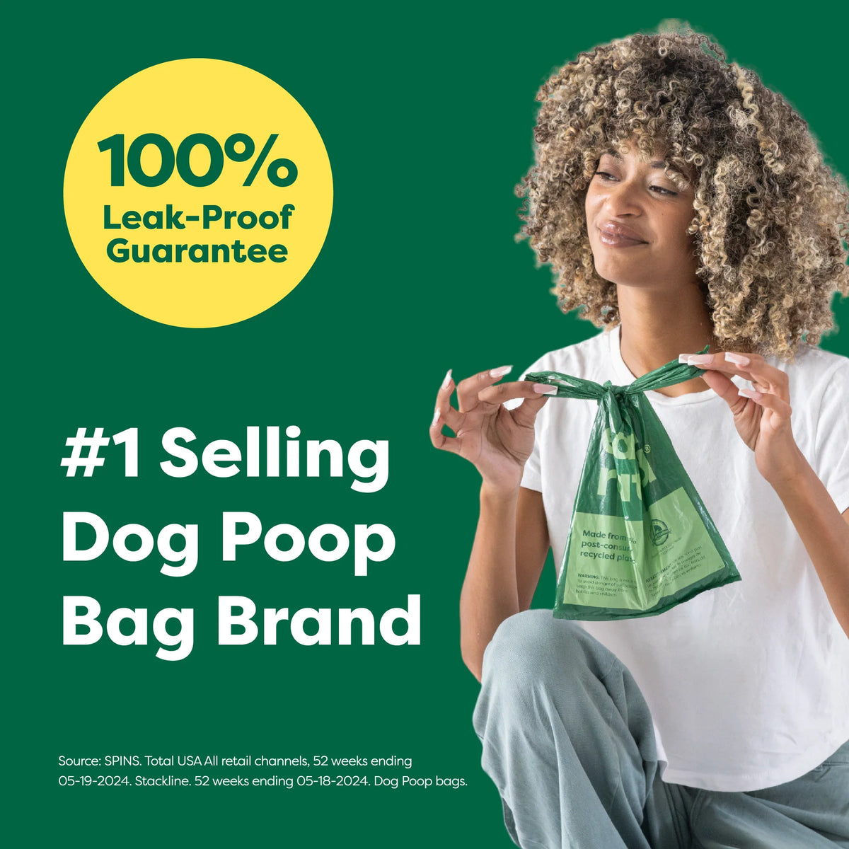 Earth Rated Lavender Scented Handle-Tie Dog Waste Bags 120 pk