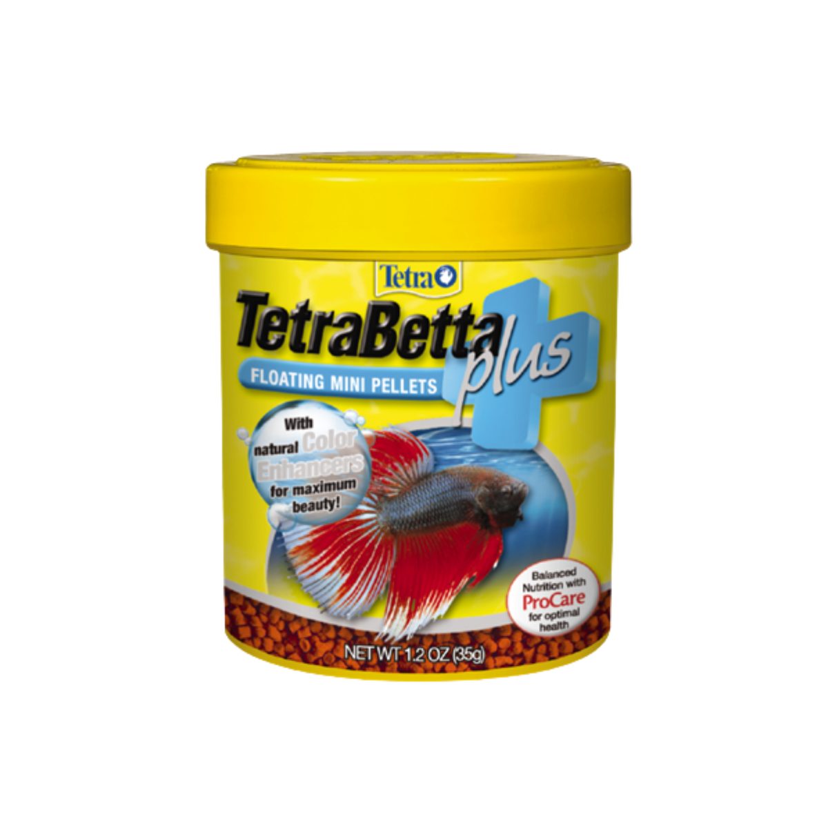 Tetra Betta Plus Floating Mini Pellets Fish Food 1.2 oz