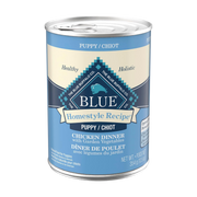 Blue Buffalo Homestyle Recipe Puppy Chicken Dinner With Garden Vegetables & Brown Rice Canned Dog Food Case of 12