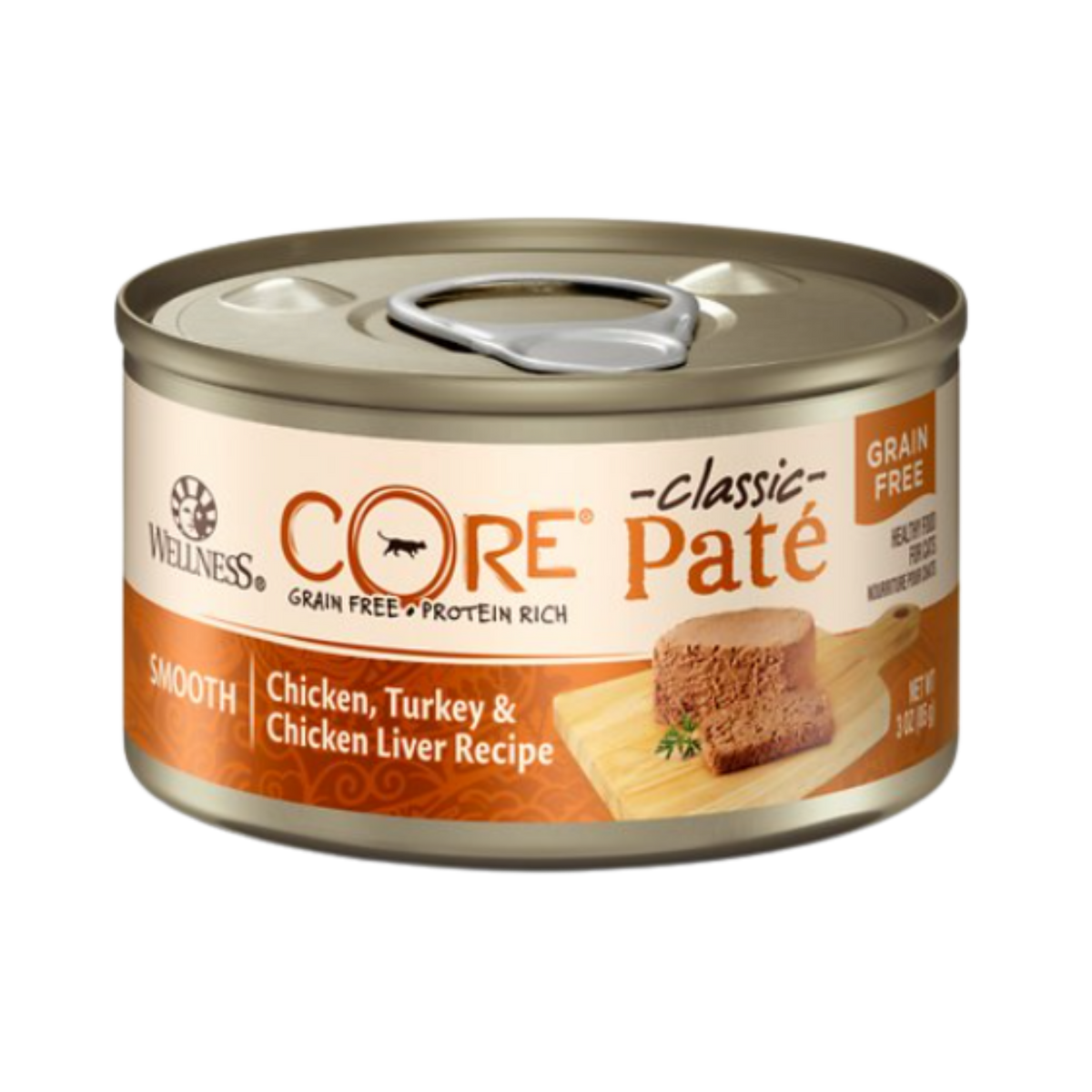 Wellness Core Natural Chicken, Turkey, & Chicken Liver Classic Pate Grain