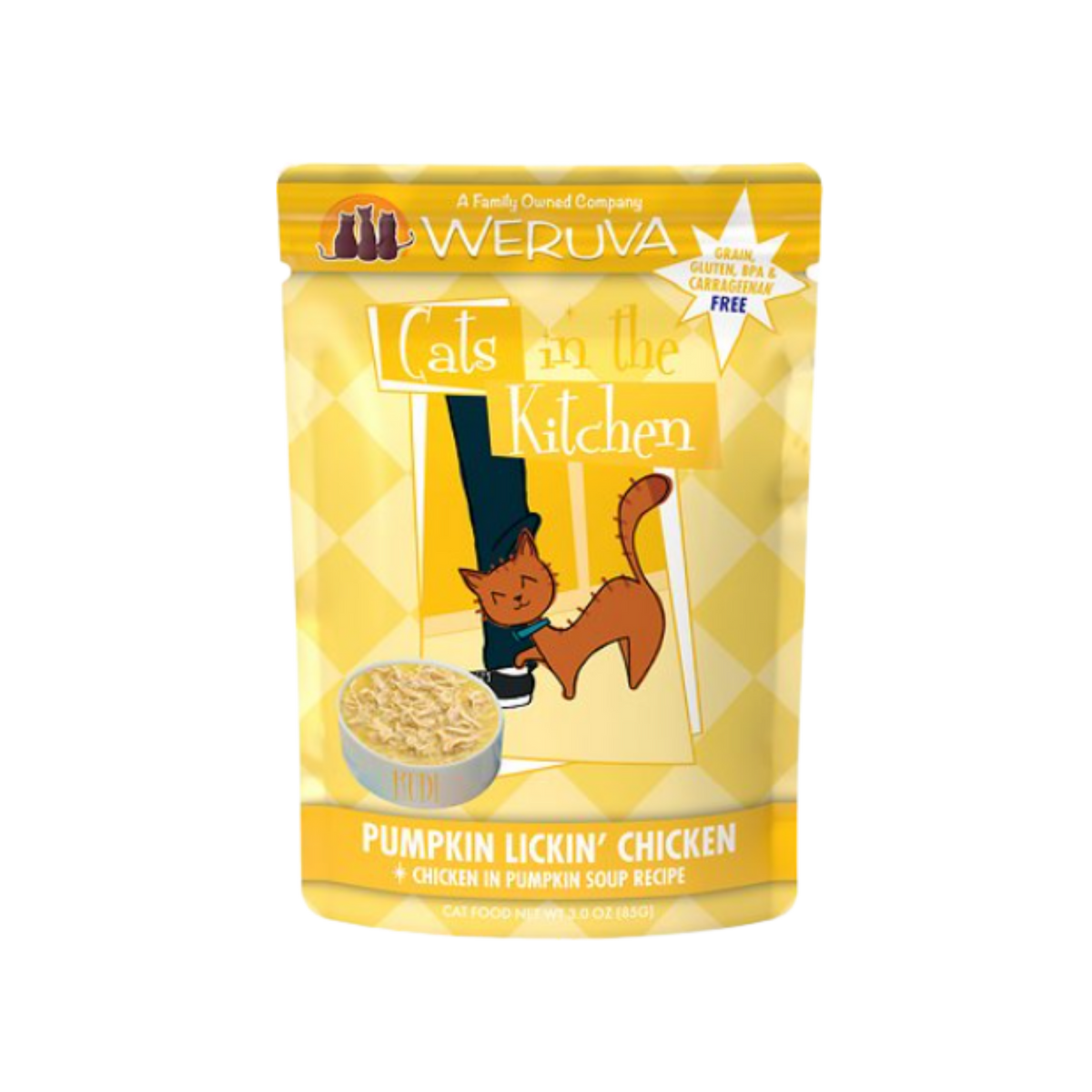 Weruva Cats In The Kitchen Pumpkin Lickin' Chicken Grain-Free Wet Cat Food