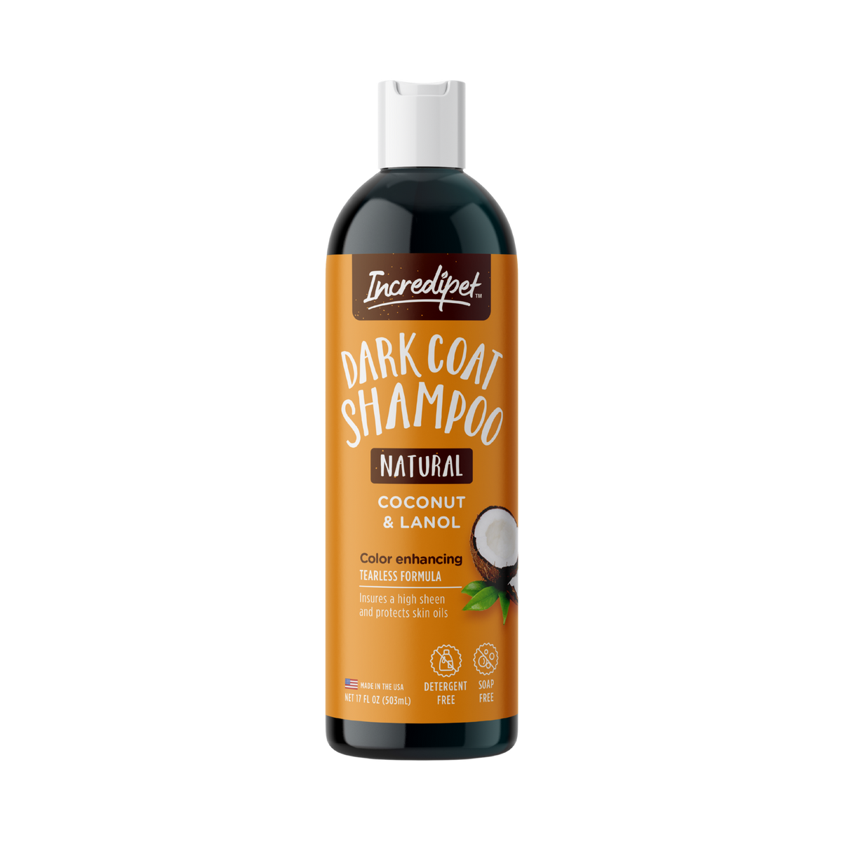 Incredipet Dark Coat Shampoo 17 oz