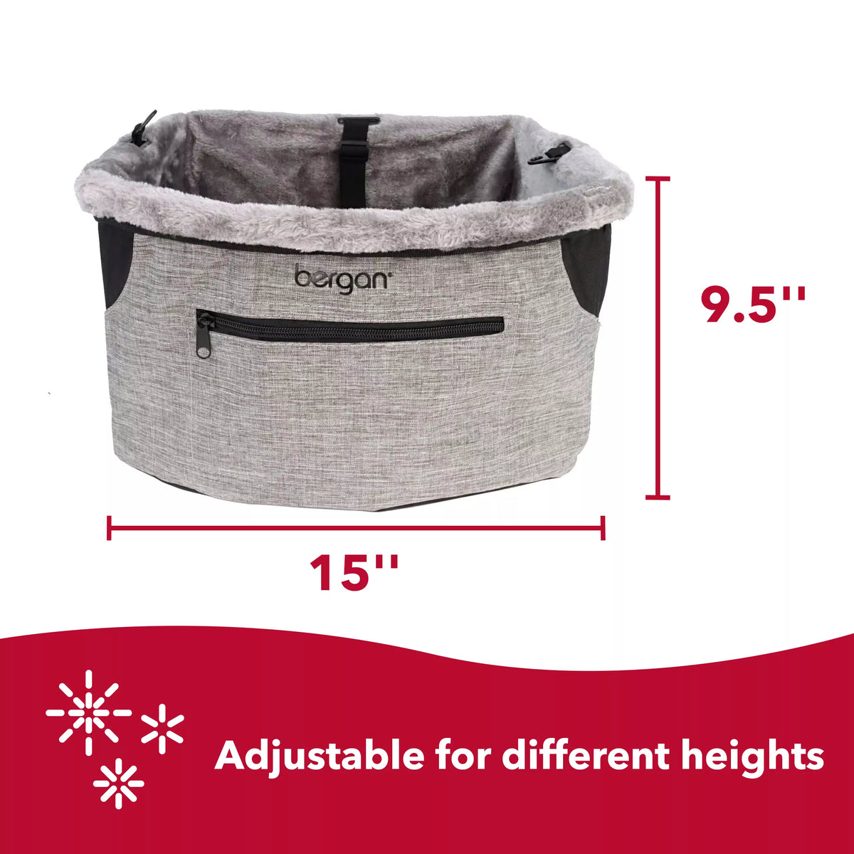 Bergan Comfort Hanging Booster Seat for Dogs up to 30 lbs