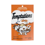 Whiskas Temptations Classic Crunchy and Soft Cat Treats Tantalizing Turkey Flavor 3 oz