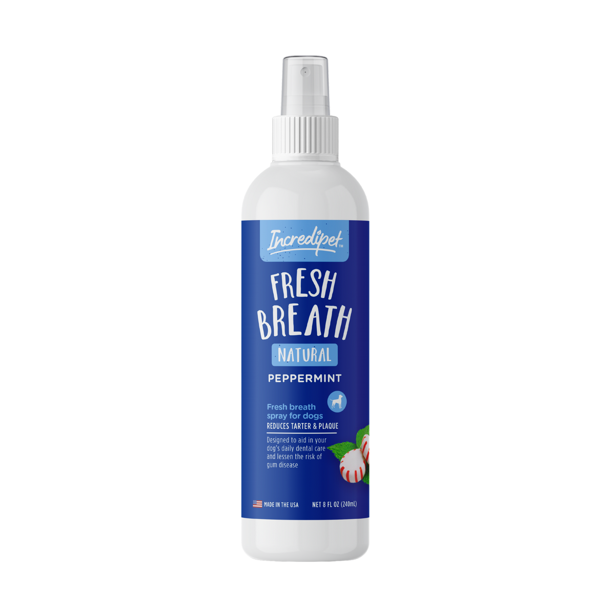 Incredipet Fresh Breath Spray 8 oz