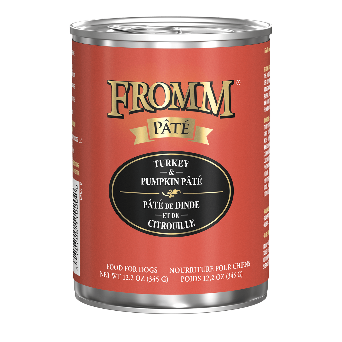 Fromm Turkey & Pumpkin Pate Canned Dog Food