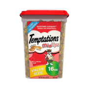 Whiskas Temptations MixUps Backyard Cookout Flavor Crunchy and Soft Cat Treats 16 oz