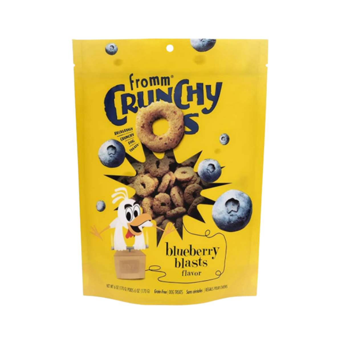 Fromm Crunchy Os Blueberry Blasts Dog Treats 6 oz