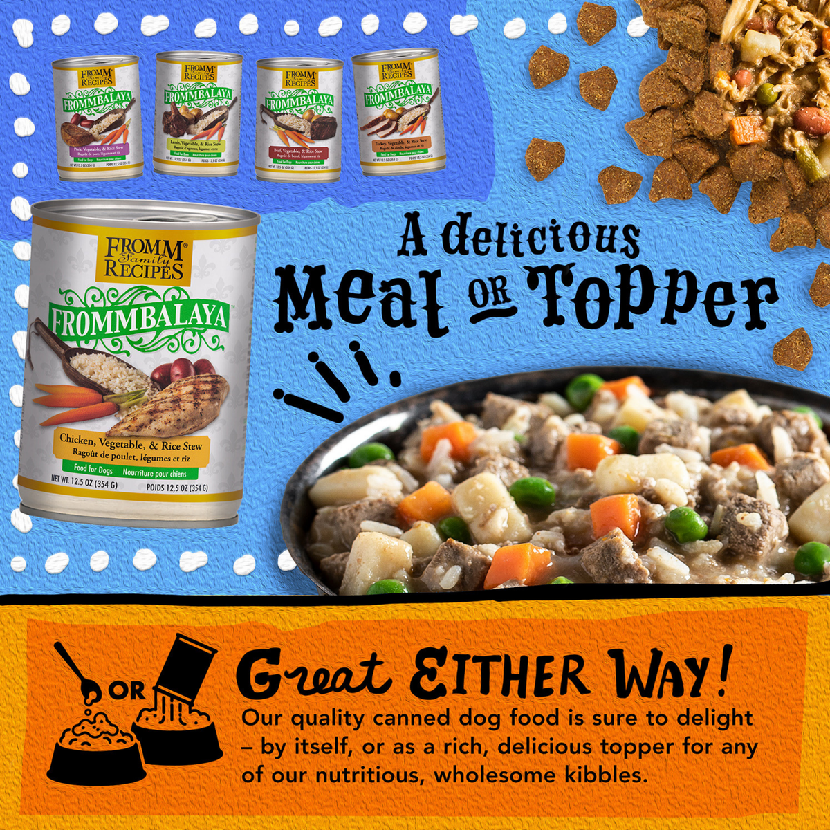 Fromm Balaya Chicken, Vegetable, & Rice Stew Canned Dog Food