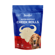 Incredipet Buffalo Cheek Rolls Dog Chew 2 pk