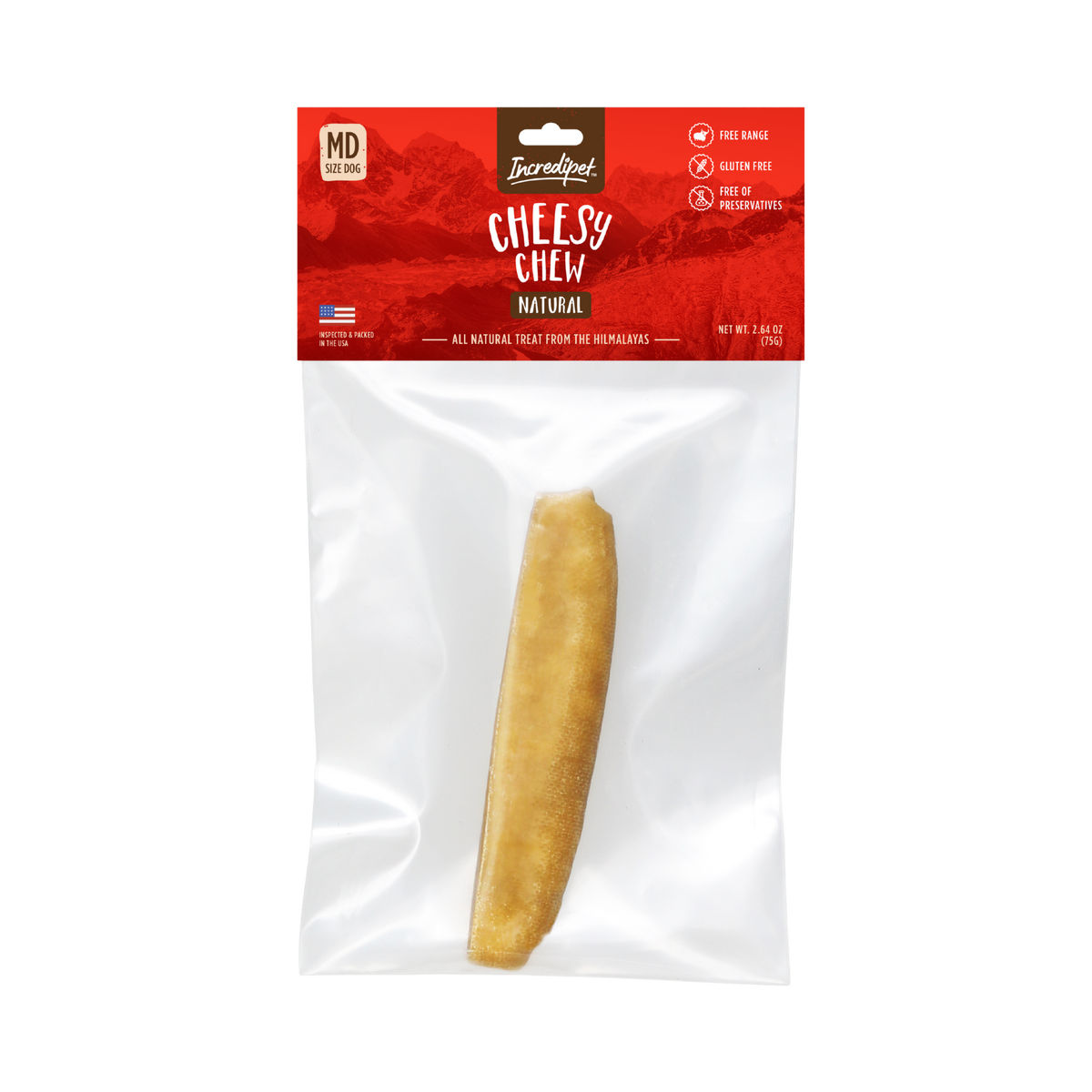 Incredipet Cheesy Chew for Medium Dogs 75 gm