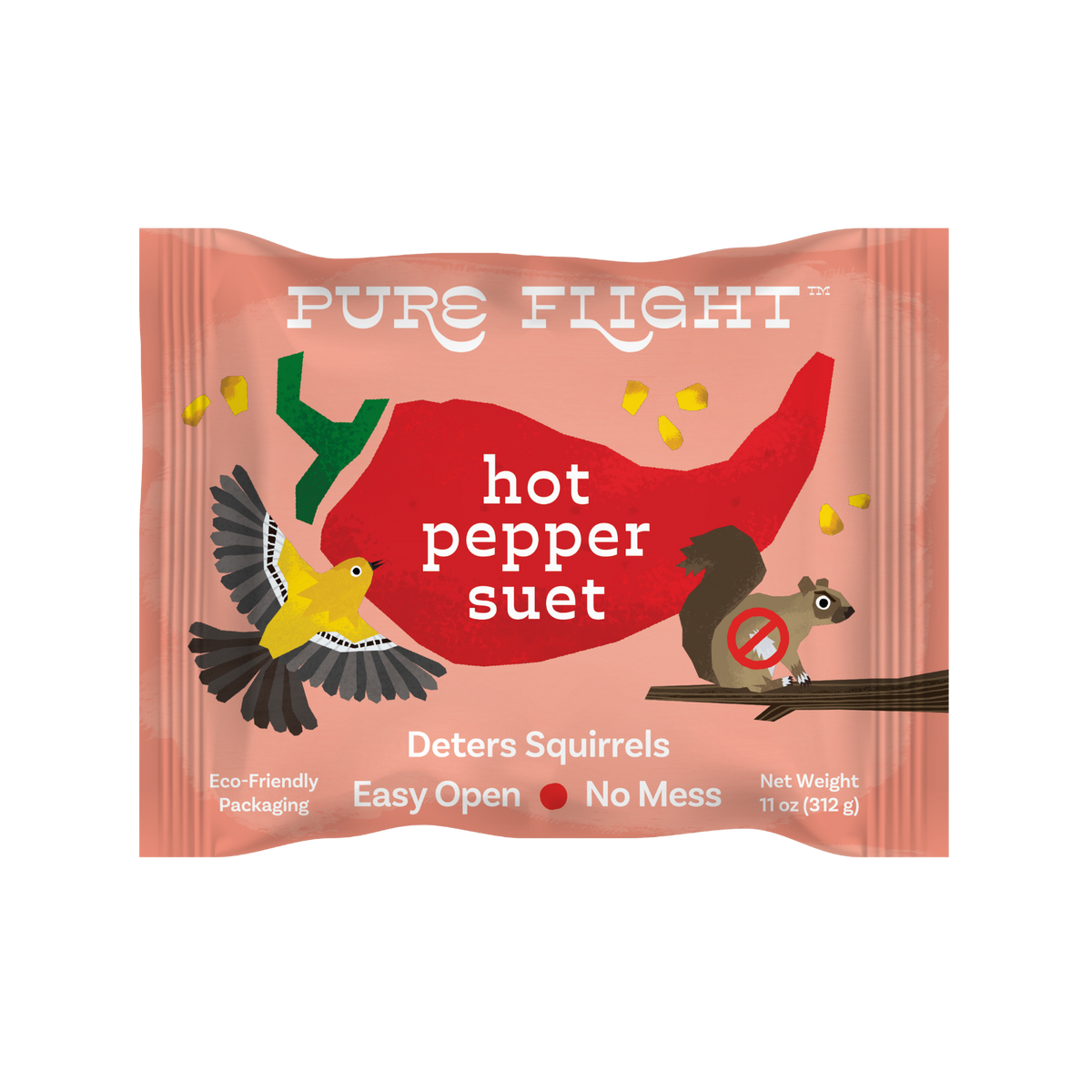 Pure Flight Hot Pepper Suet Cake