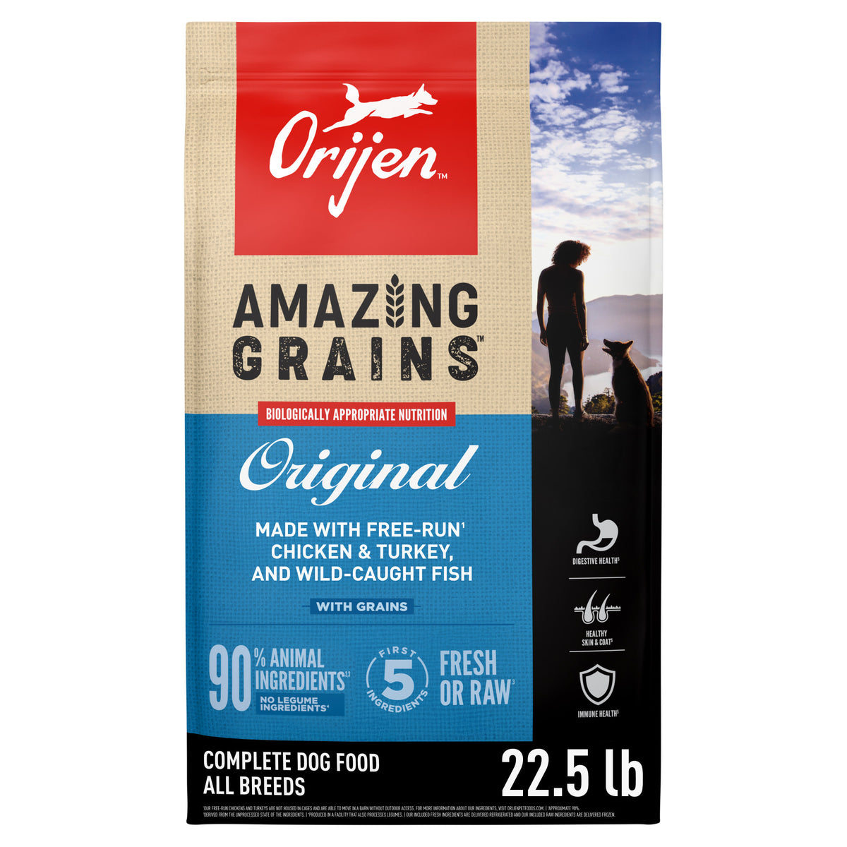 Orijen Amazing Grains Original Dry Dog Food