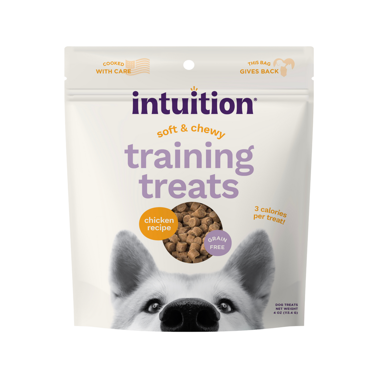 Intuition Chicken Recipe Grain-Free Soft & Chewy Training Treats for Dogs