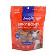 Incredipet Bacon & Cheese Flavored Jerky Bones Dog Treats 6 oz