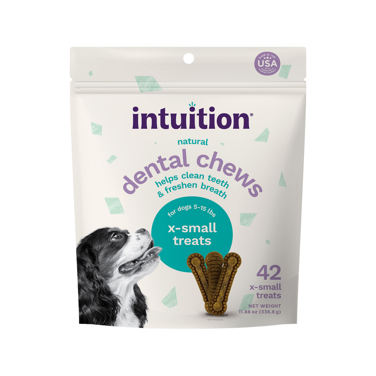 Intuition Extra Small Dental Treats for Dogs 5-15 lbs