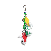 Incredipet Sneakers On A Line Bird Toy, 10 x 2 x 2 in