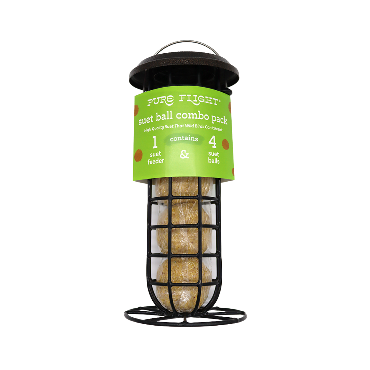 Pure Flight Suet Ball Combo Pack with Feeder