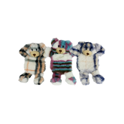 Incredipet Mini Berman Bear Plush Dog Toy, Assorted 7 in