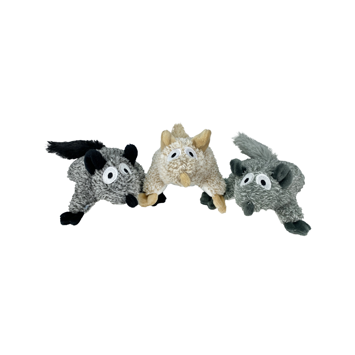 Incredipet Squirrel Plush Dog toy 4.5 in