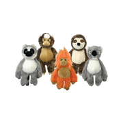 Incredipet Bark Buddy Animal Plush Dog Toy, Assorted 10 in