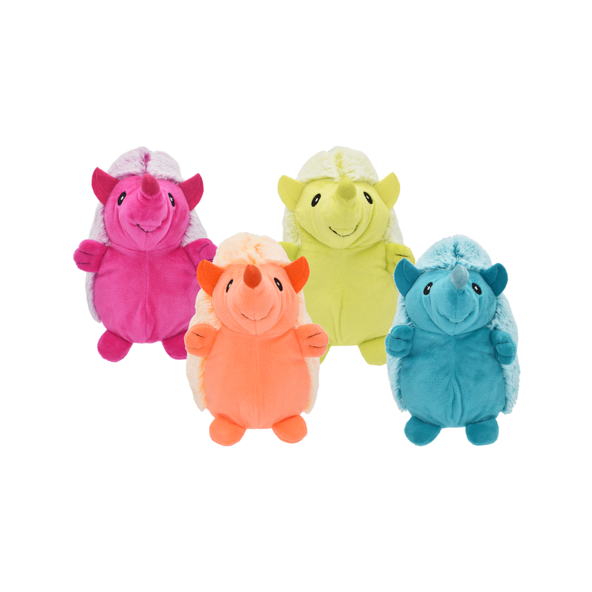 Incredipet Hedgehog Plush Dog Toy, Assorted