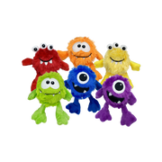 Incredipet Mini Monster Plush Dog Toy, Assorted 5 in