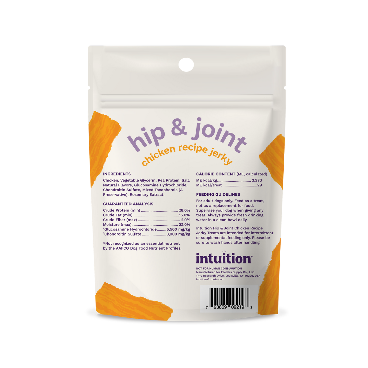 Intuition Hip and Joint Chicken Jerky 7 oz