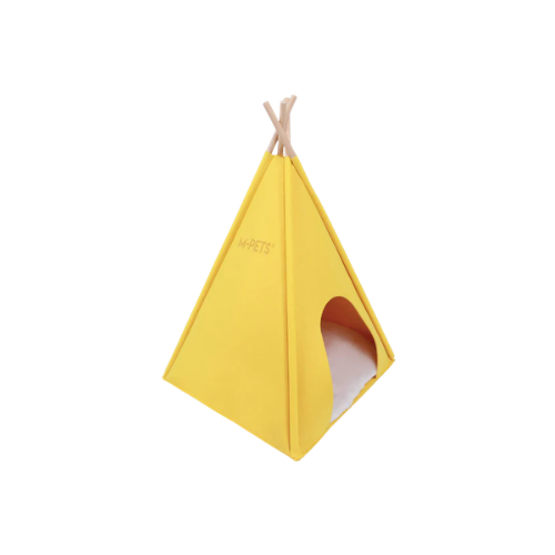 M-Pets Eco Tipi Yellow Cat Bed