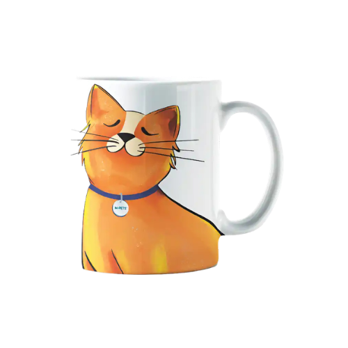 M-Pets Galya Orange Cat Ceramic Mug