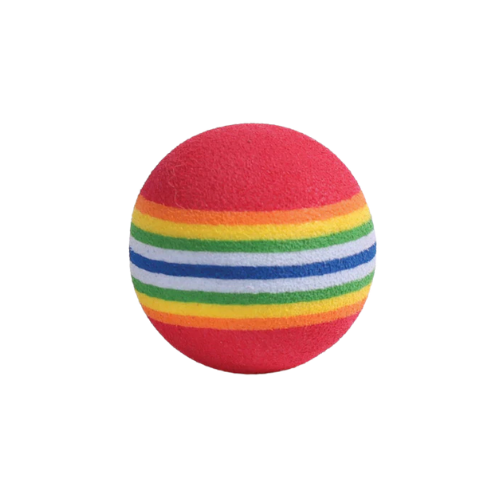 M-Pets Rainbow Ball Cat Toy