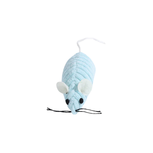 M-Pets Finn the Mouse Ribbed Cat Toy