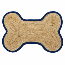 Park Life Designs Loxley Natural Jute Bone Dog Placemat