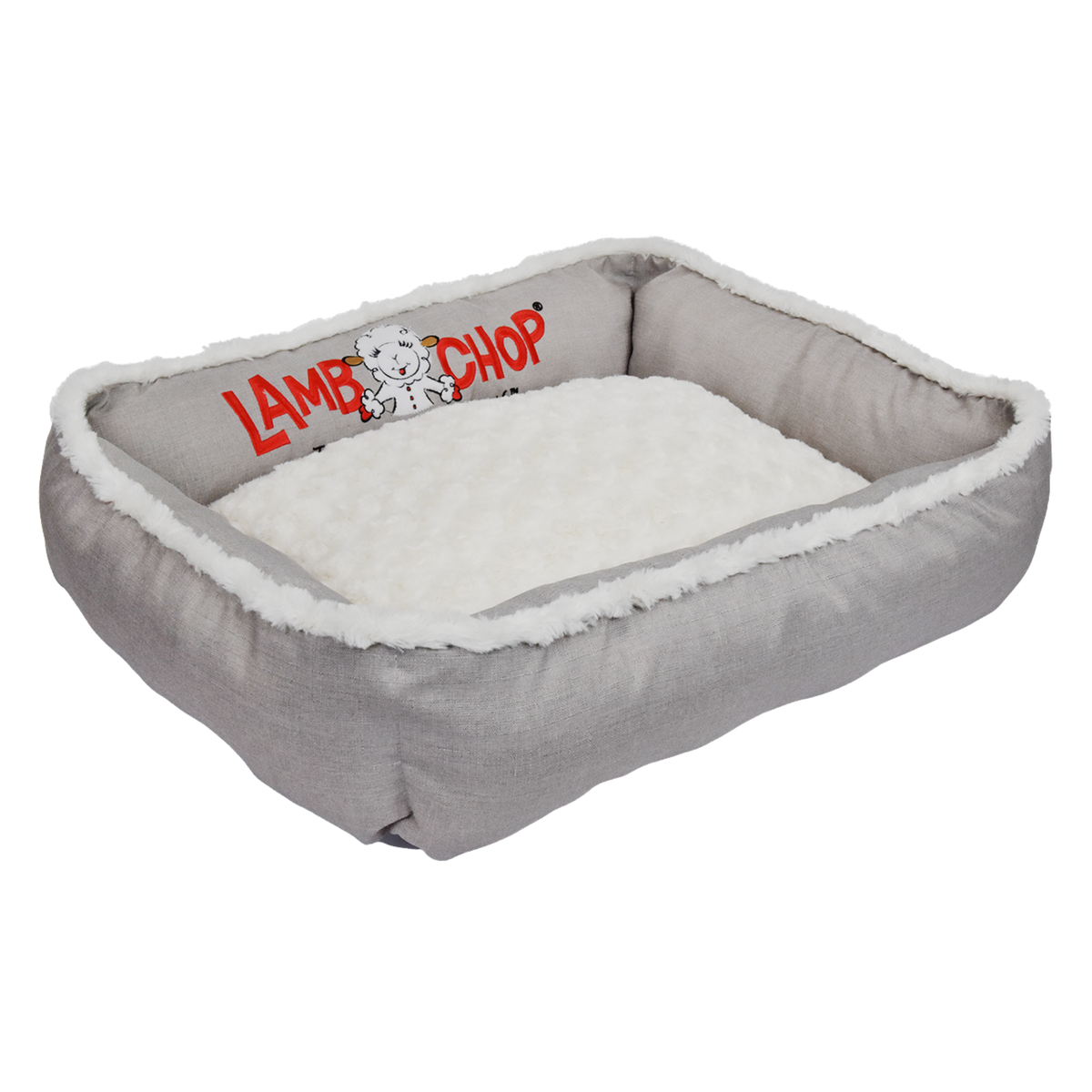 Happy Tails Lamb Chop Cuddler Pet Bed