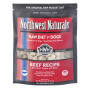 Northwest Naturals Frozen Raw Diet for Dogs- Beef Nuggets Recipe 6 lb