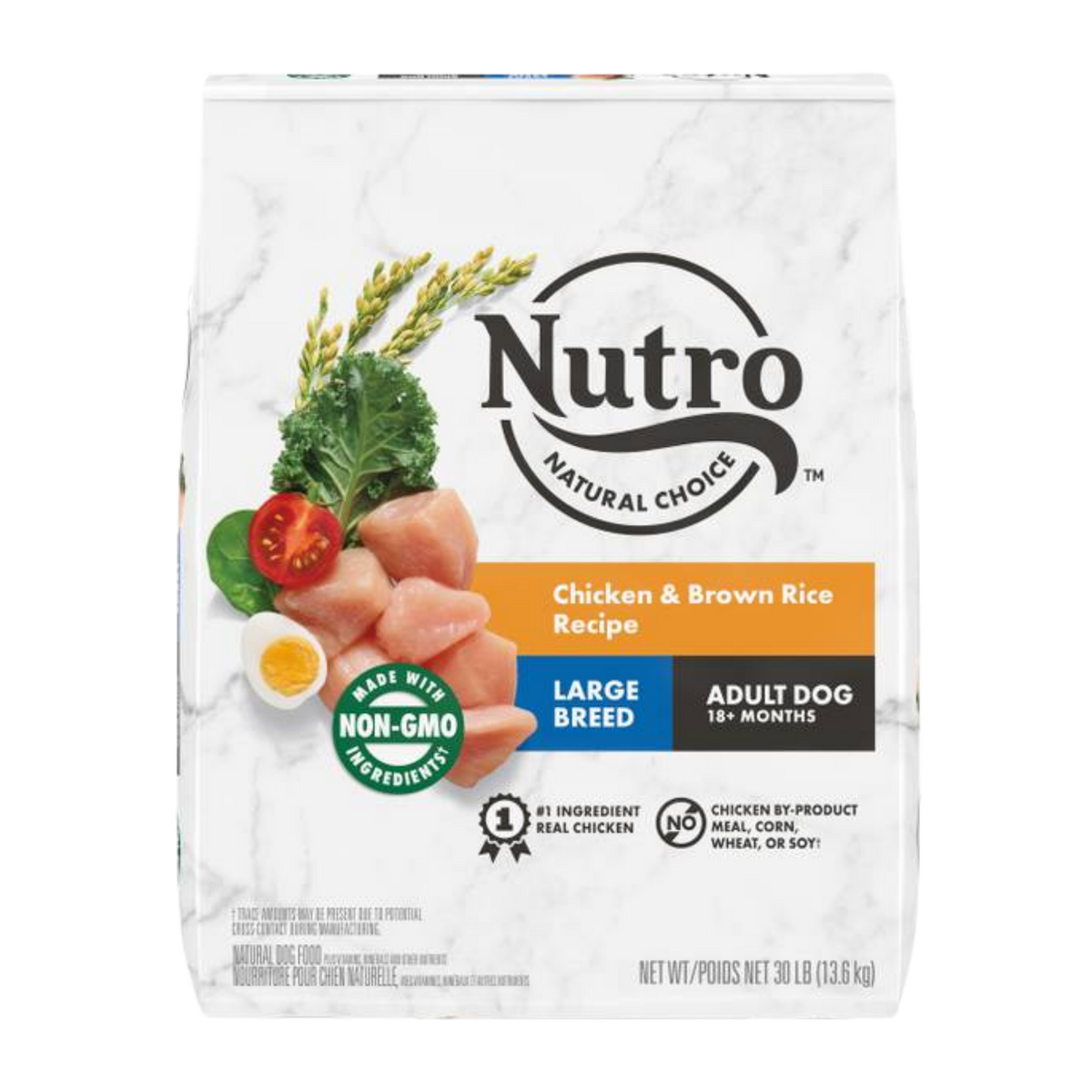Nutro Natural Choice Large Breed Adult Chicken & Brown Rice Recipe Dry 30 lb
