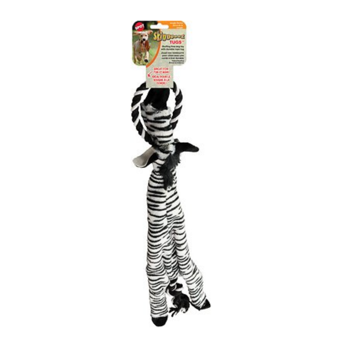 Spot Ethical Pet Skinneeez Jungle Stuffing-Free Dog Tug Toy 23 in