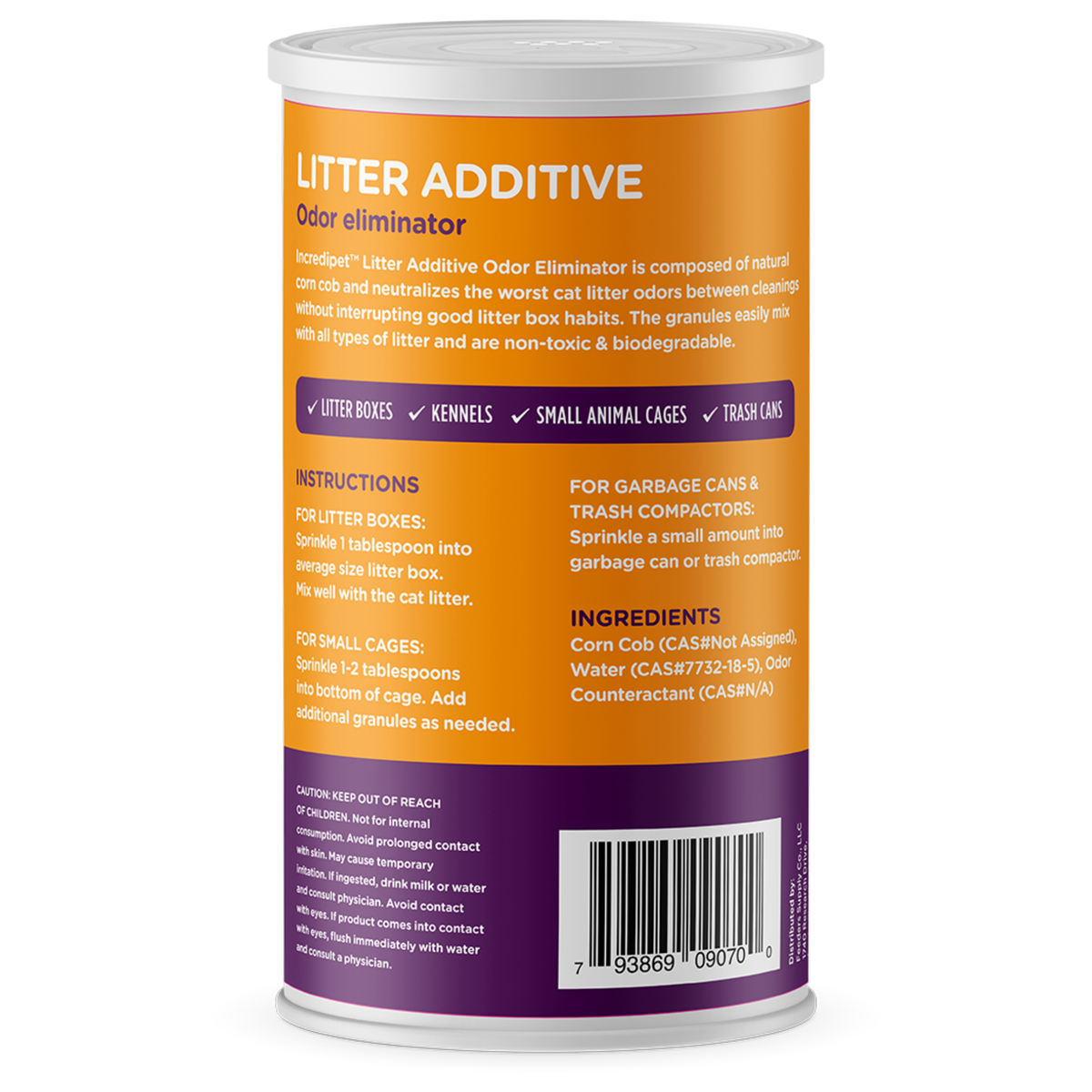 Incredipet Fresh Scent Cat Litter Additive Odor Eliminator 12 oz