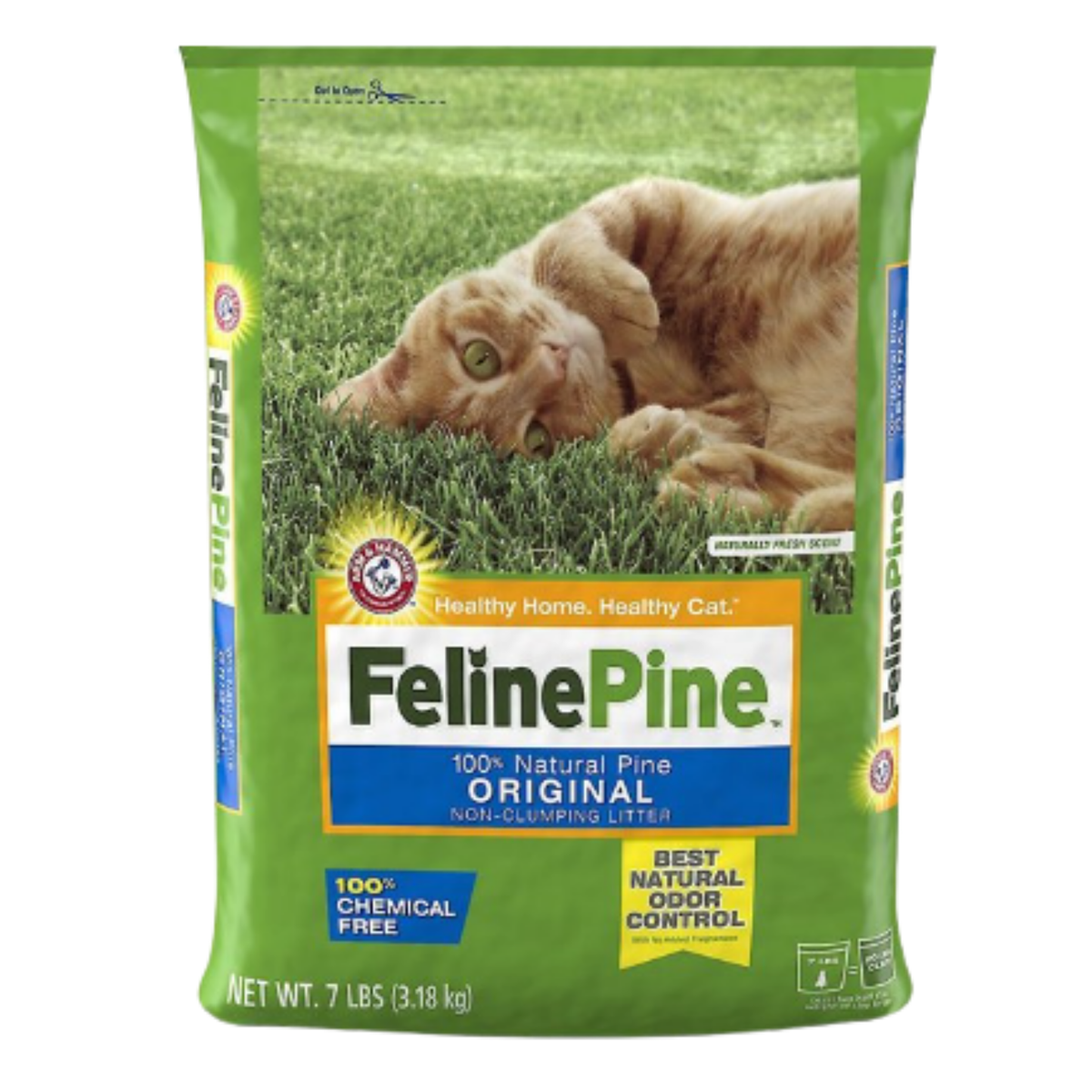 Feline Pine Original Non-Clumping Wood Cat Litter