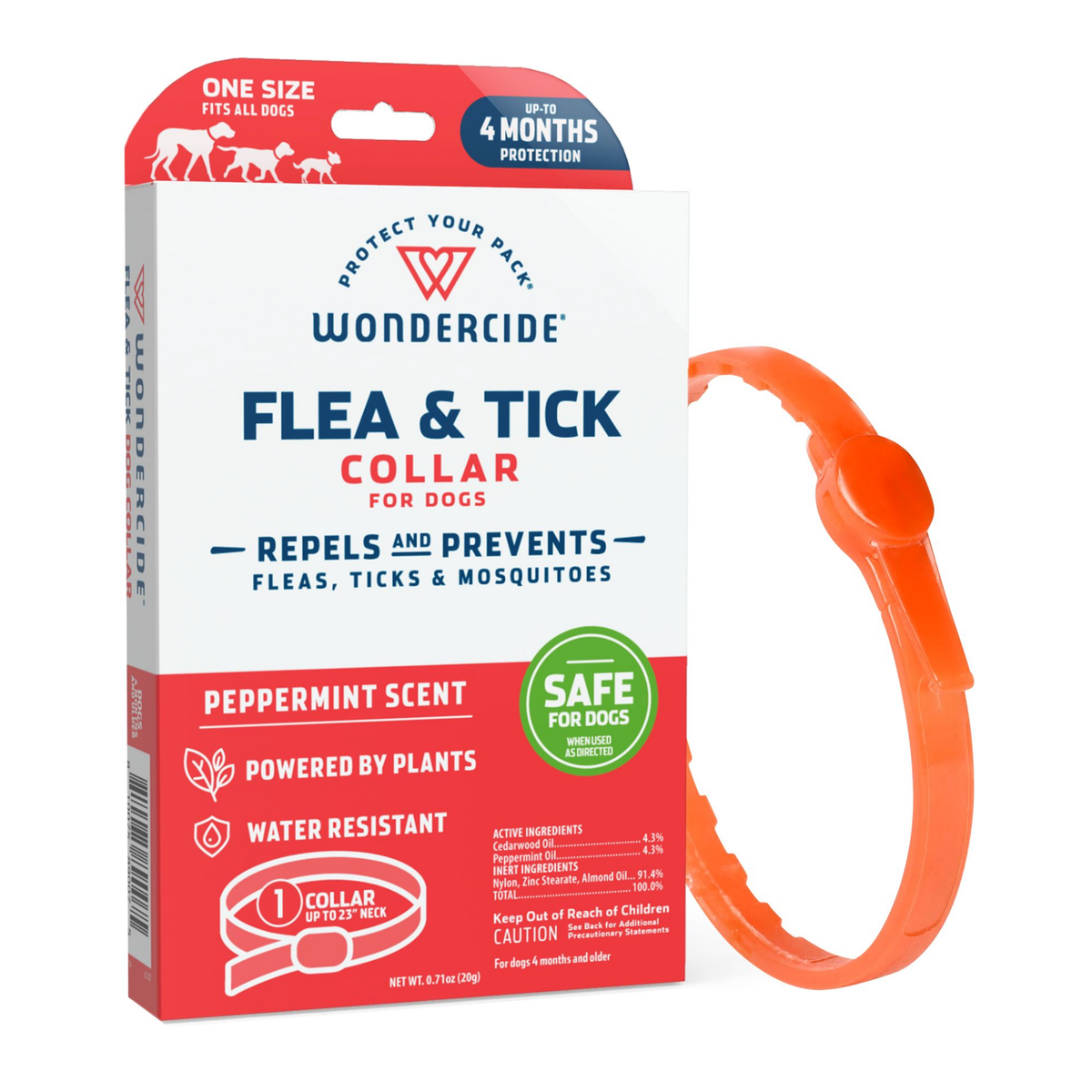 Wondercide Flea & Tick Collar for Dogs with Natural Essential Oils