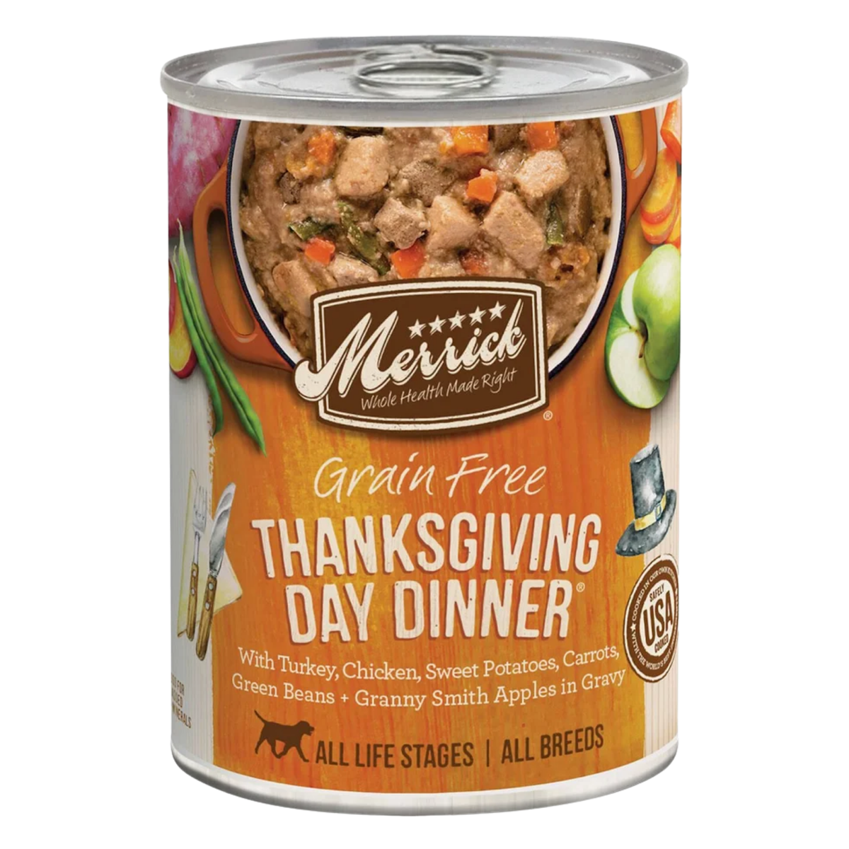 Merrick Grain-Free Thanksgiving Day Dinner in Gravy Wet Dog Food