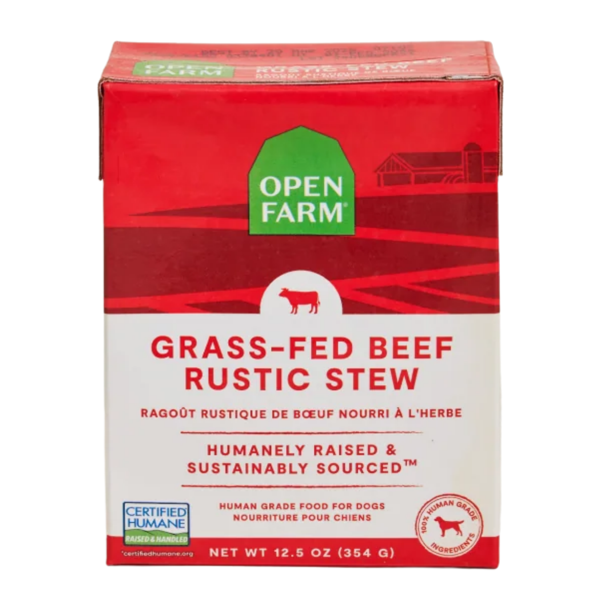 Open Farm Grass-Fed Beef Rustic Stew Wet Dog Food
