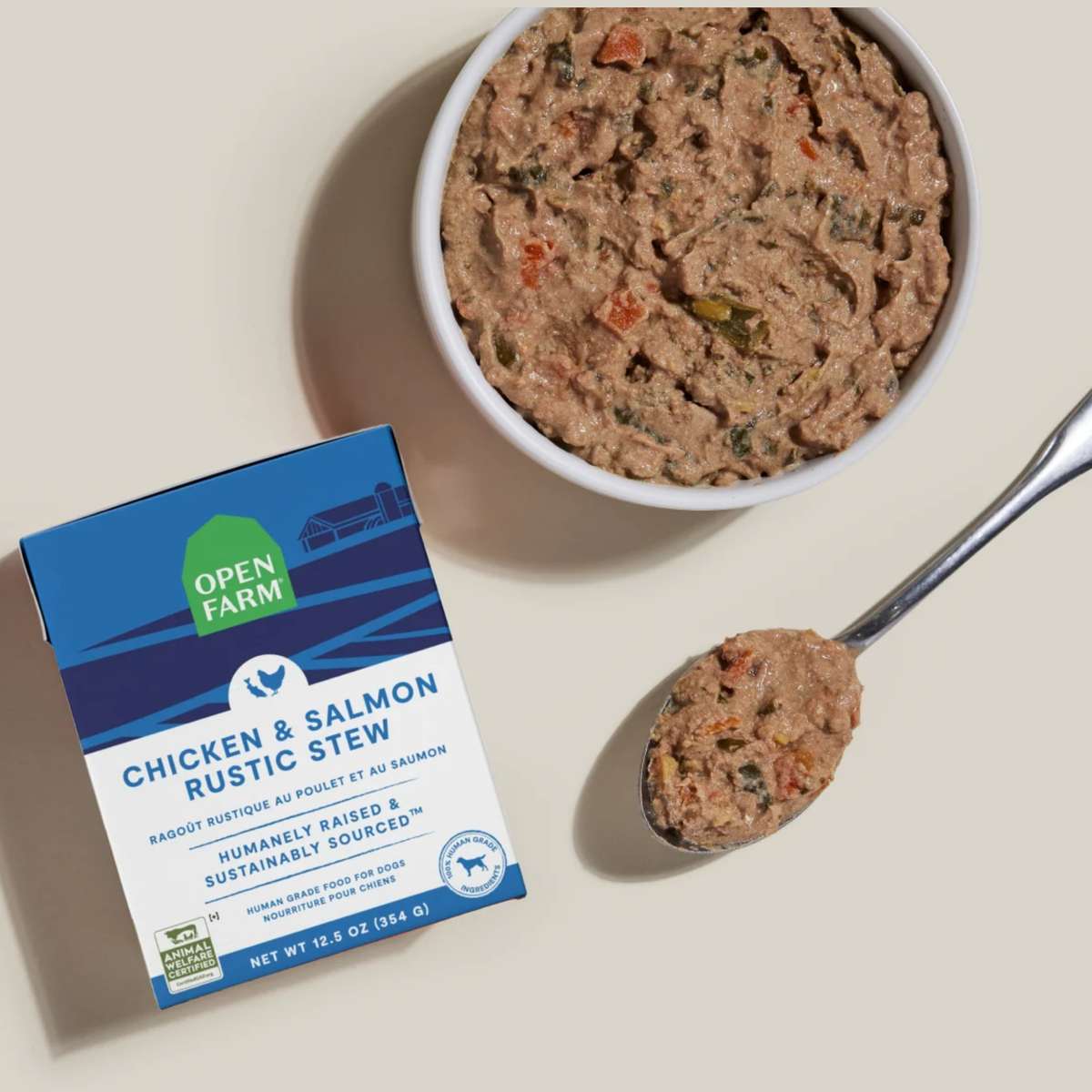 Open Farm Chicken & Salmon Rustic Stew Wet Dog Food