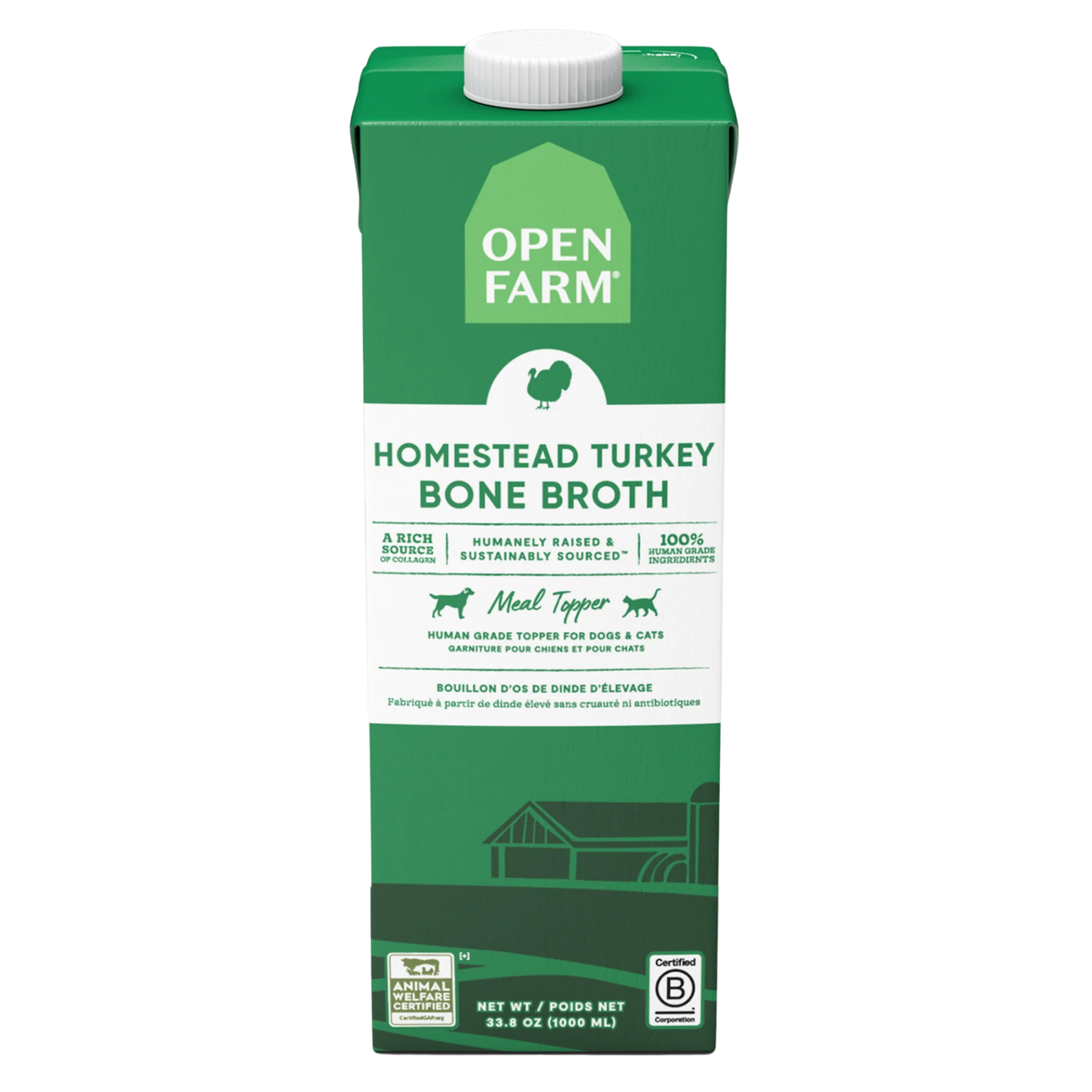 Open Farm Homestead Turkey Bone Broth for Dogs