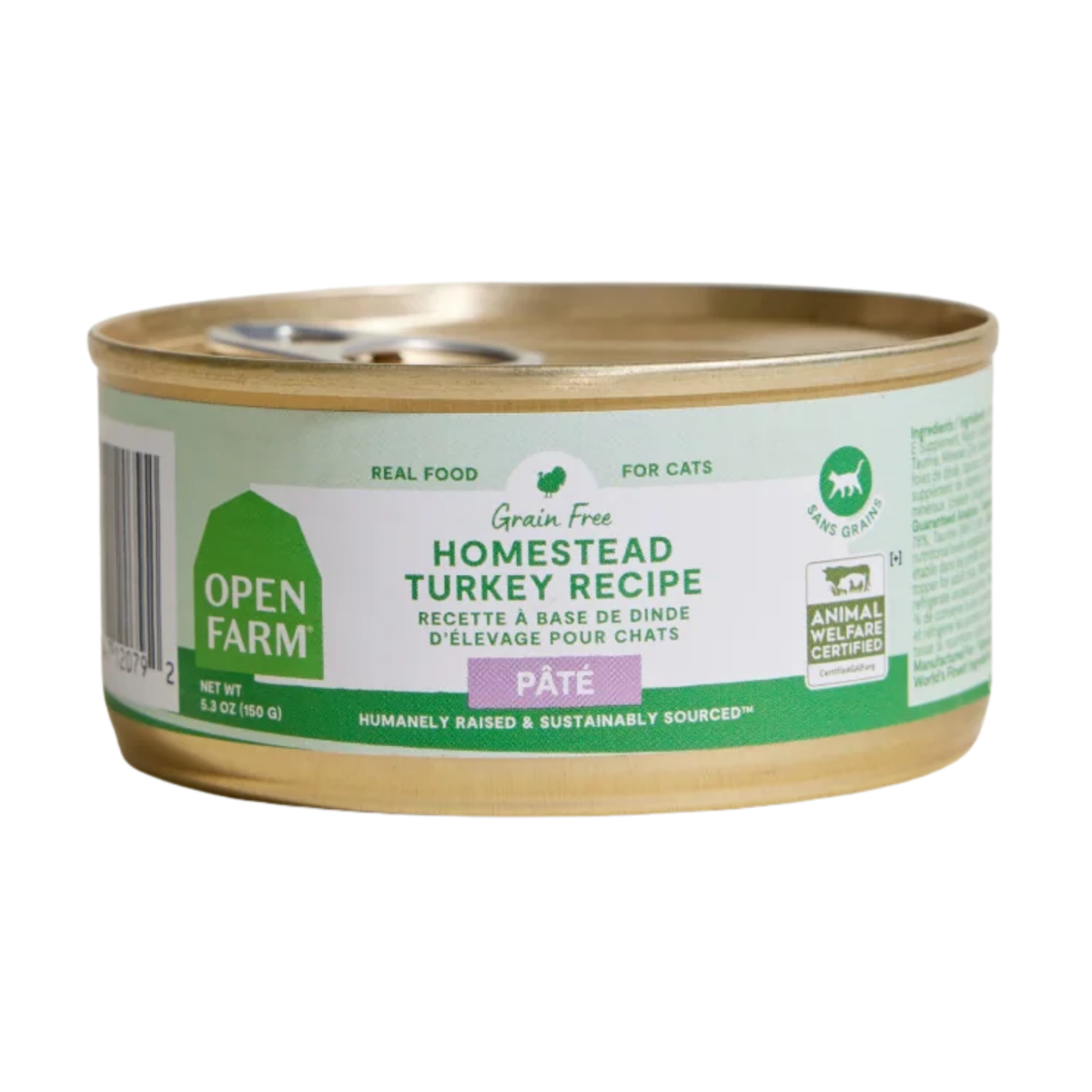 Open Farm Grain Free Homestead Turkey Pate Wet Cat Food
