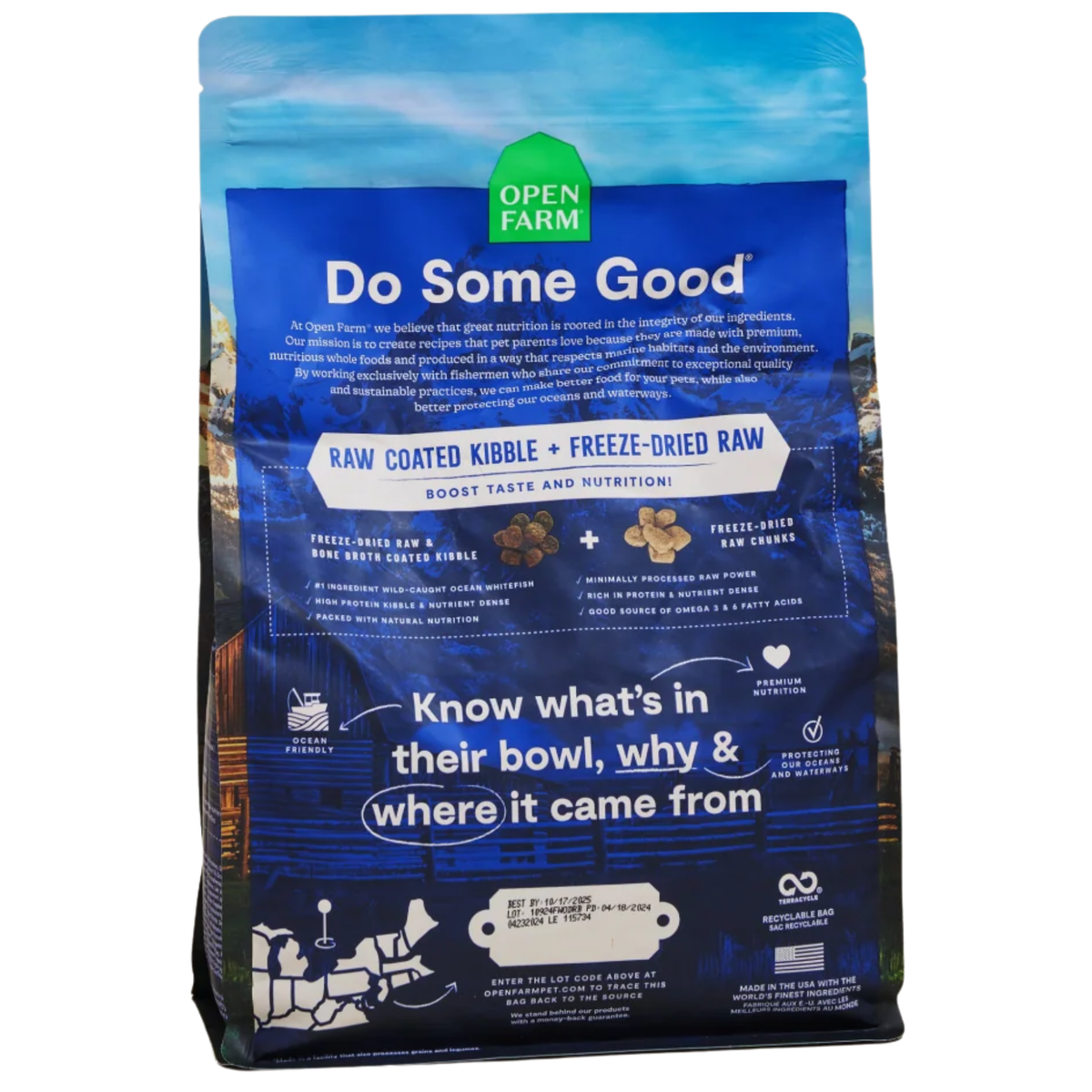 Open Farm Wild Ocean Grain-Free RawMix for Dogs