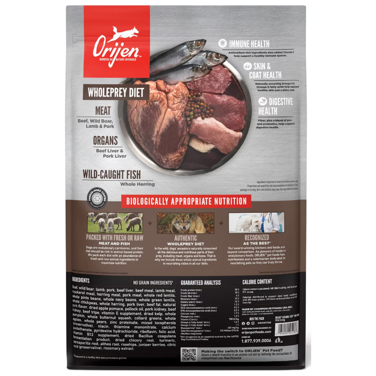 Orijen Regional Red Grain-Free Dry Dog Food