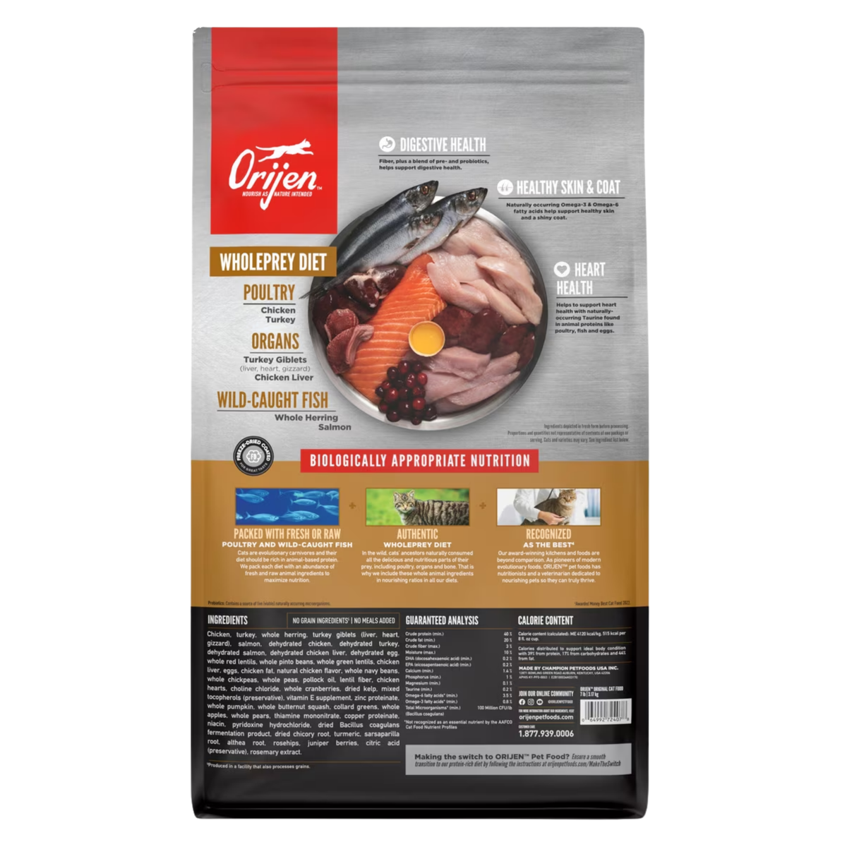 Orijen Original Cat Grain-Free Dry Cat Food