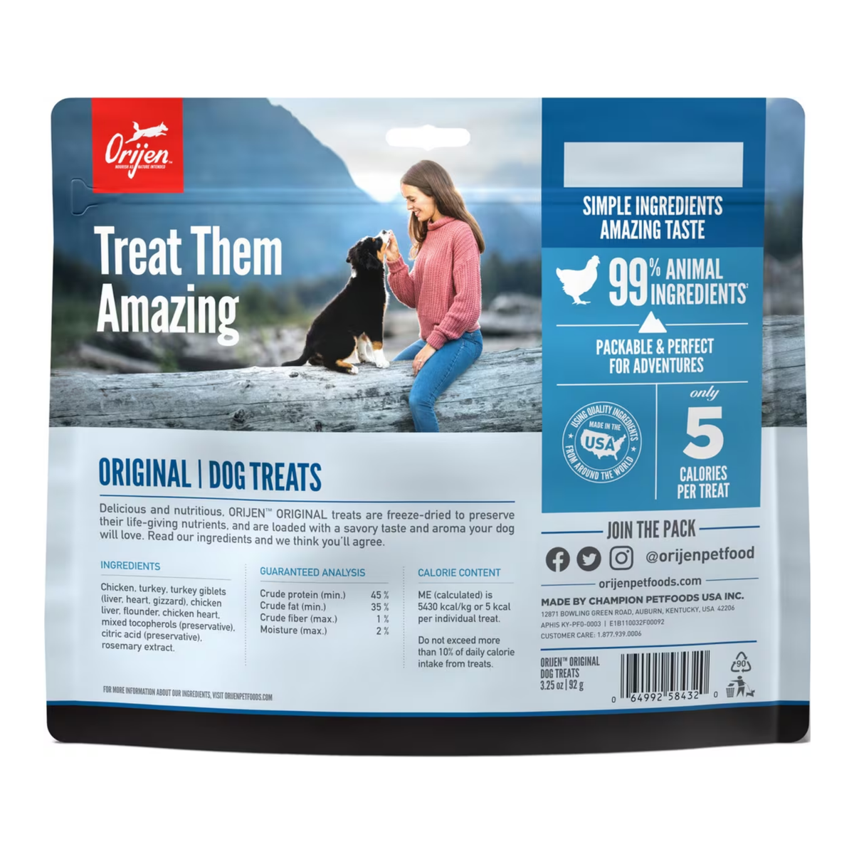Orijen Original Freeze-Dried Dog Treats